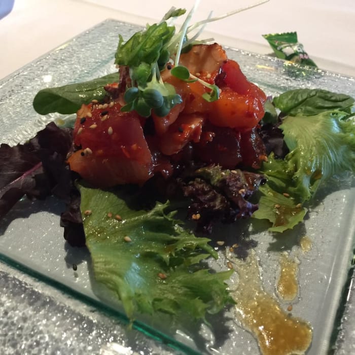 Spicy Sashimi Salad.