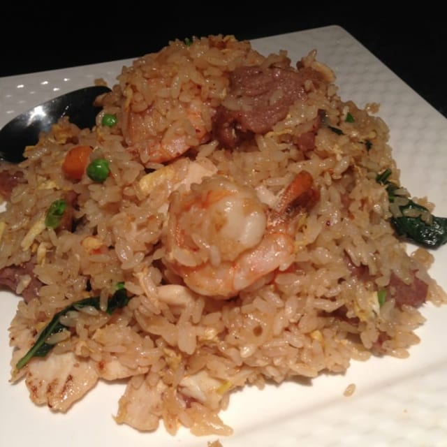 Salmon Thai Fried Rice (Dinner).